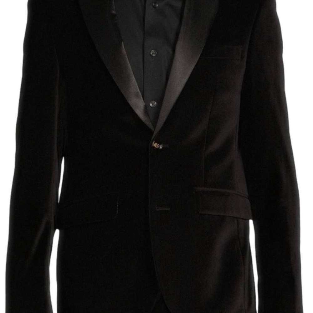 Men's Murano Black Velvet Blazer NWOT